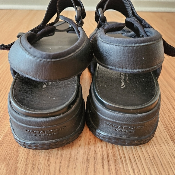 Vagabond Lori Women's Leather Strappy Black Open Toe Sporty Sandals Size 11. - Picture 12 of 16